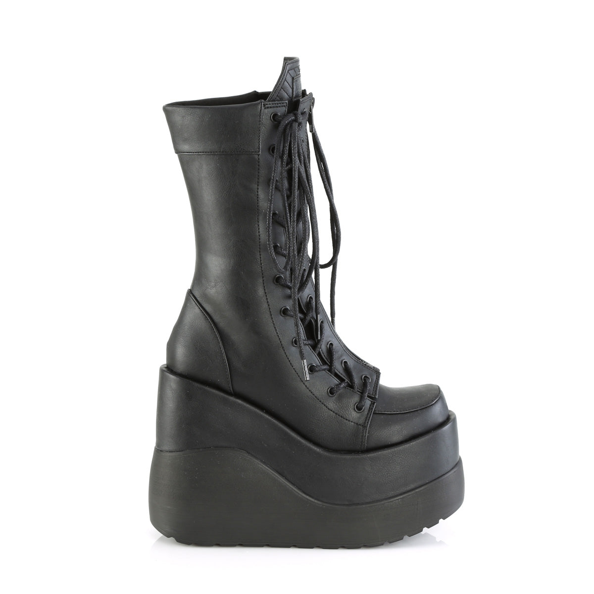 DemoniaCult Boots VOID-118 Blk Vegan Leather-Pat