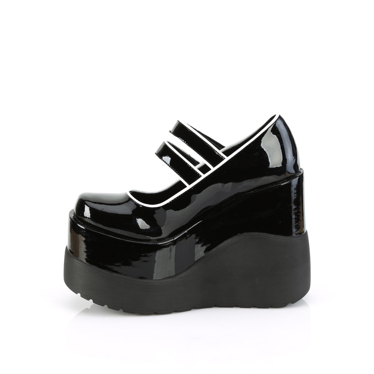 DemoniaCult Pumps VOID-37 Blk Patent