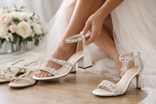 How to Choose Bridal Sandals That Last All Day