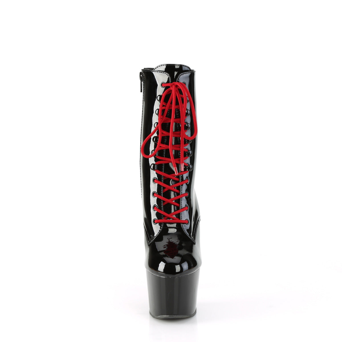 Pleaser  Ankle Boots ADORE-1020 Blk Pat/Blk-Red