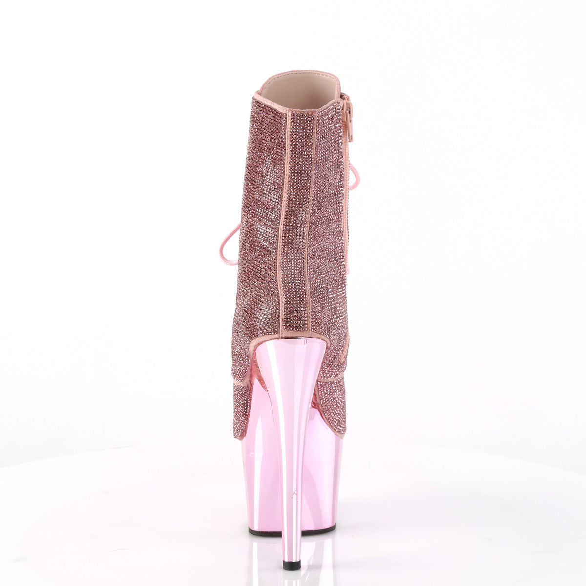 Pleaser  Ankle Boots ADORE-1020CHRS B. Pink RS/B. Pink Chrome