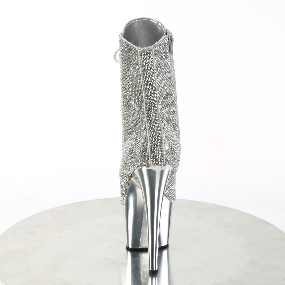 Pleaser  Ankle Boots ADORE-1020CHRS Slv RS/Slv Chrome