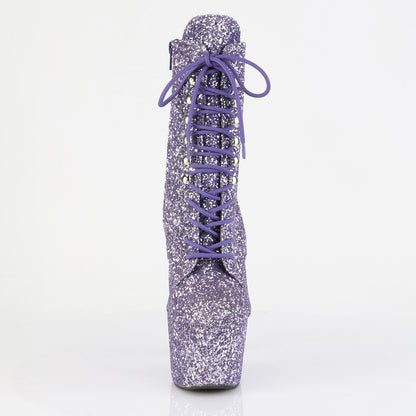 Pleaser Women's Platform Shoes ADORE-1020GWR Lilac Glitter/Lilac Glitter