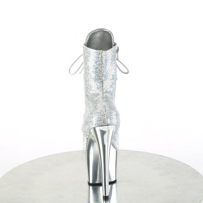 Pleaser   ADORE-1020SQ-02 Slv Holo Sequins/Slv Chrome
