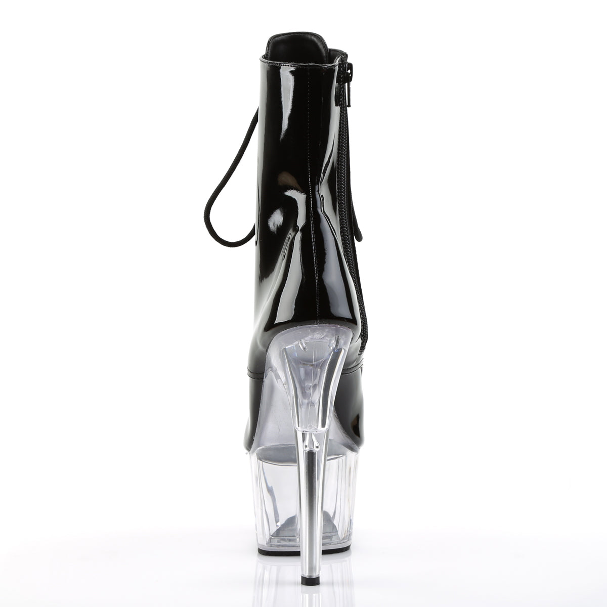 Pleaser Womens Ankle Boots ADORE-1021 Blk Pat/Clr