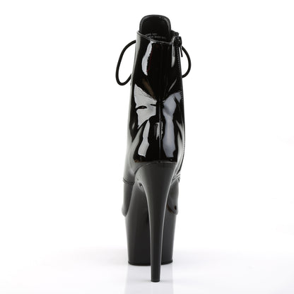Pleaser Womens Ankle Boots ADORE-1021 Blk Pat/Blk