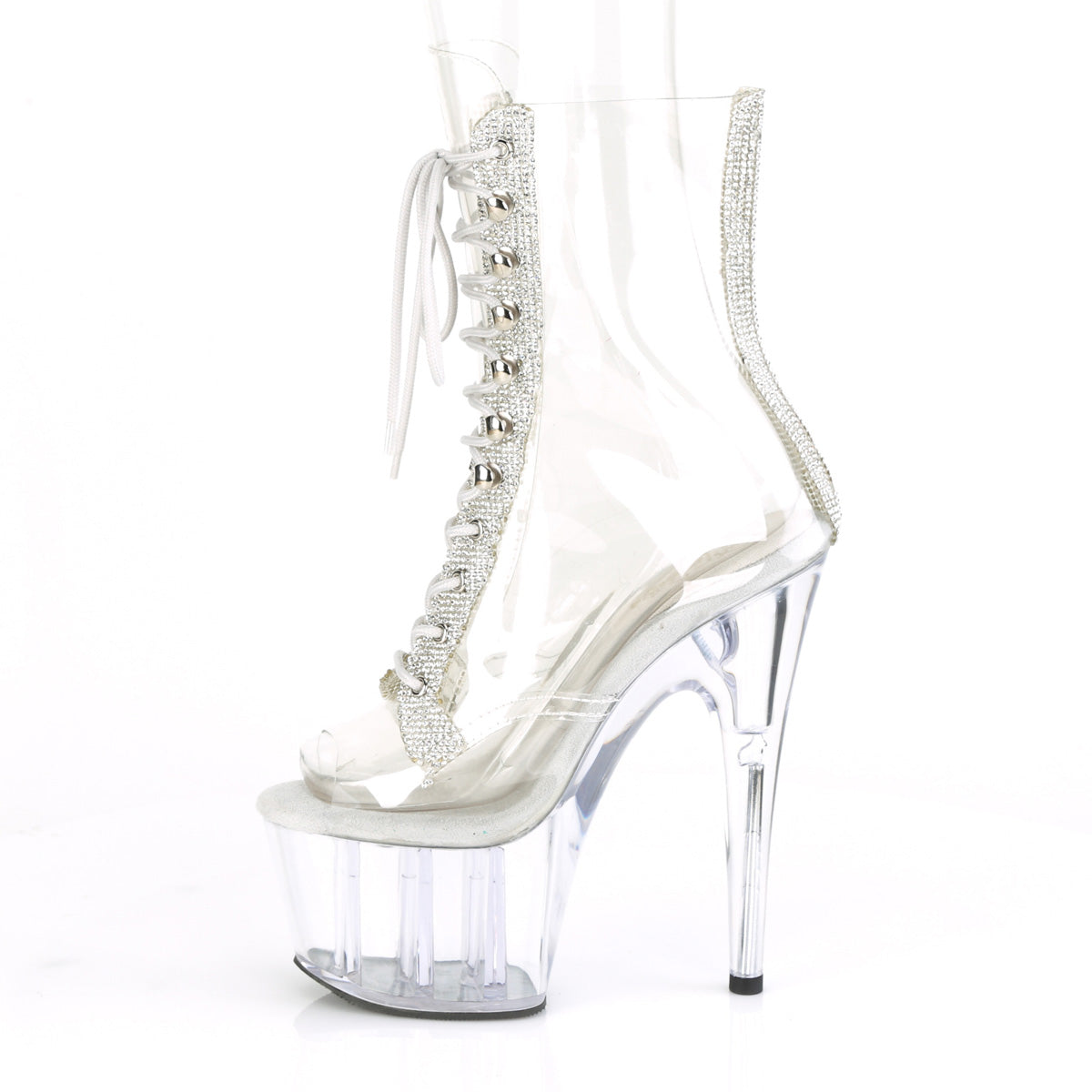 Pleaser Womens Ankle Boots ADORE-1021C-2 Clr-RS/Clr