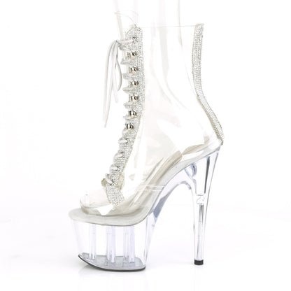 Pleaser Womens Ankle Boots ADORE-1021C-2 Clr-RS/Clr