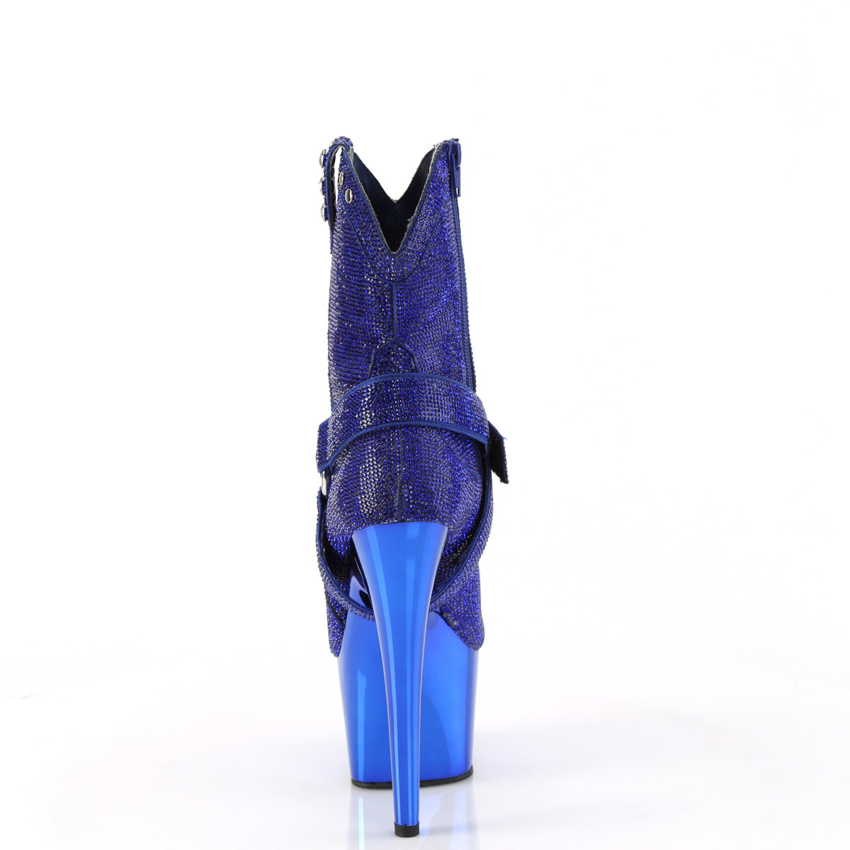 Pleaser  Ankle Boots ADORE-1029CHRS Royal Blue RS/Royal Blue Chrome
