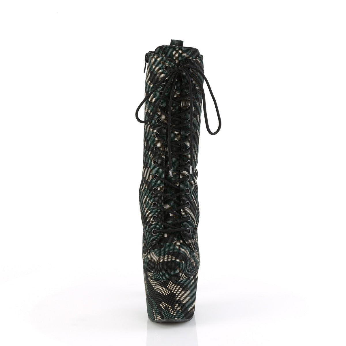 Pleaser   ADORE-1040CMD Green Camo Faux Leather/Green Camo Faux Leather