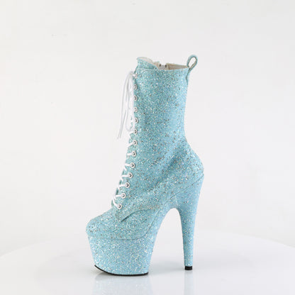 Pleaser   ADORE-1040GR B. Blue Multi Glitters/Matching