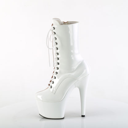 Pleaser   ADORE-1040TT Blush-Wht Pat/Blush-Wht