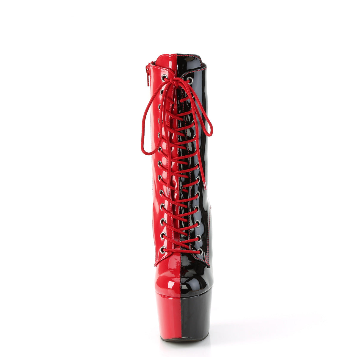 Pleaser   ADORE-1040TT Red-Blk Pat/Red-Blk