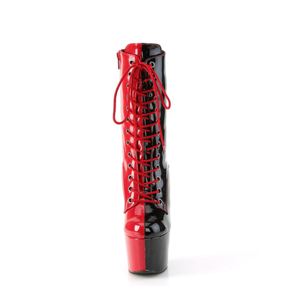 Pleaser   ADORE-1040TT Red-Blk Pat/Red-Blk