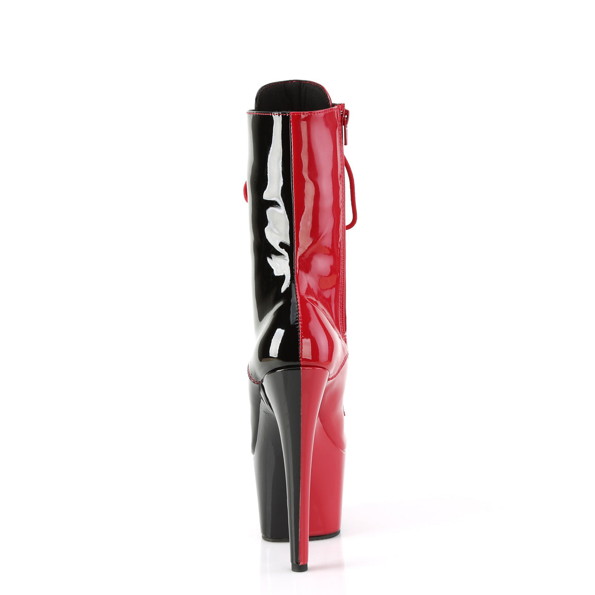 Pleaser   ADORE-1040TT Red-Blk Pat/Red-Blk