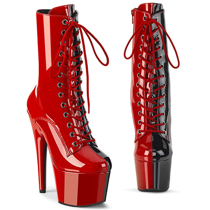 Pleaser   ADORE-1040TT Red-Blk Pat/Red-Blk
