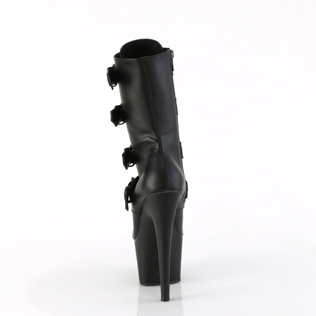 Pleaser   ADORE-1046 Blk Faux Leather/Blk Matte