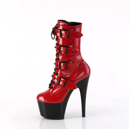 Pleaser   ADORE-1046TT Red Holo Pat/Blk