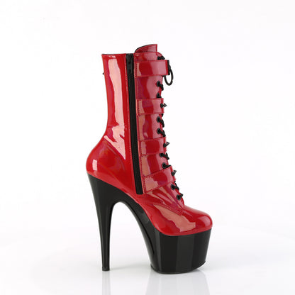 Pleaser   ADORE-1046TT Red Holo Pat/Blk