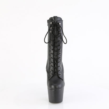 Pleaser   ADORE-1049WR Blk Faux Le/Blk Matte