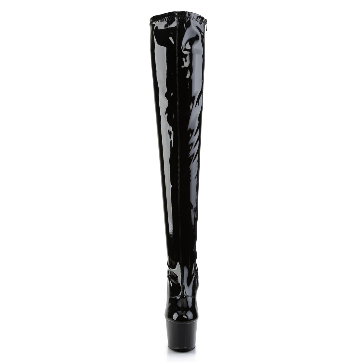 Pleaser Womens Boots ADORE-3000 Blk Str Pat/Blk