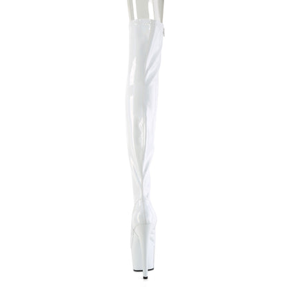 Pleaser   ADORE-3011HWR Wht Str. Holo/Wht Holo