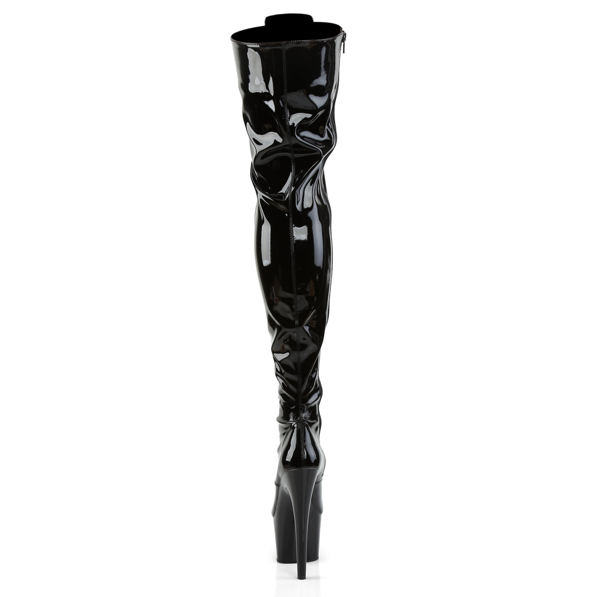 Pleaser Womens Boots ADORE-3023 Blk Str Pat/Blk