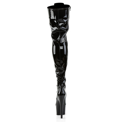 Pleaser Womens Boots ADORE-3023 Blk Str Pat/Blk