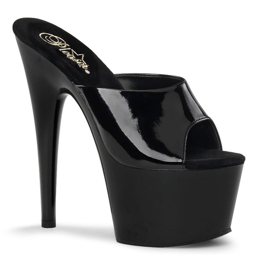 Pleaser Womens Sandals ADORE-701 Blk Pat/Blk