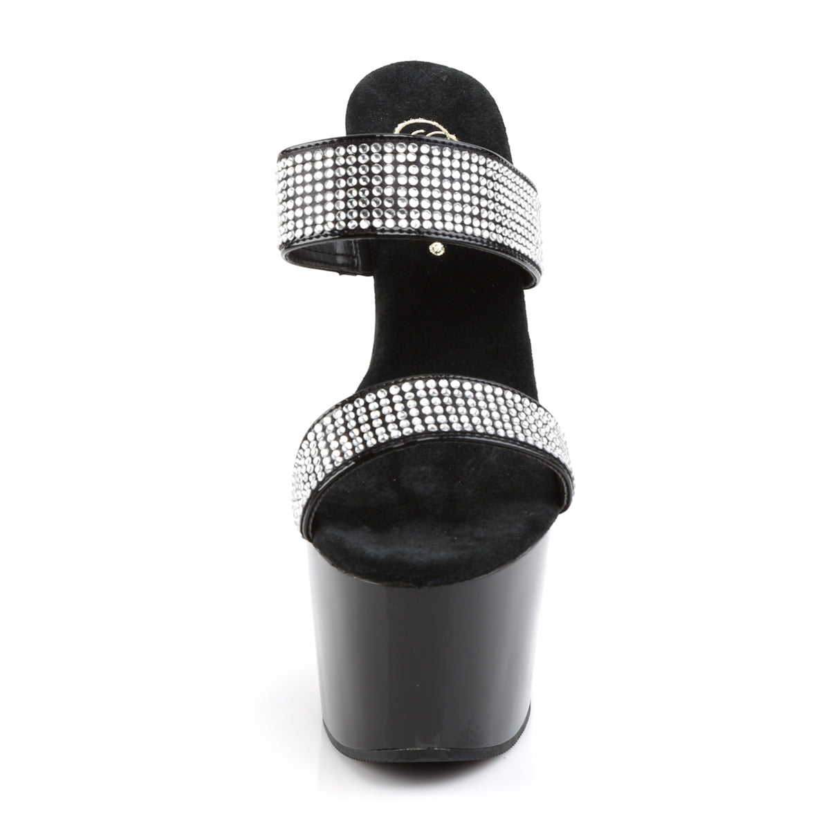 Pleaser Womens Sandals ADORE-702-2 Blk/Blk