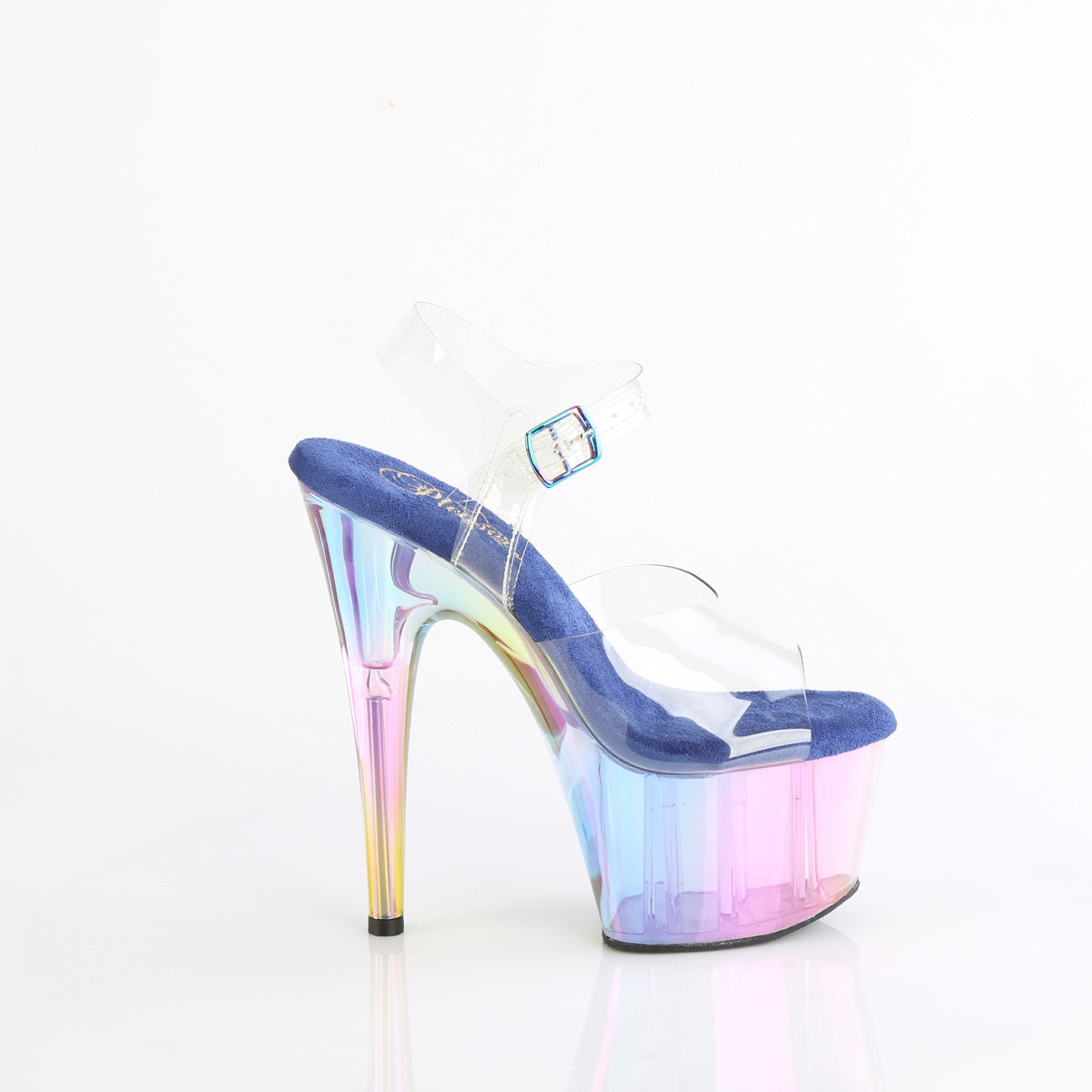 Pleaser   ADORE-708HT Clr/Blue Multi Tinted