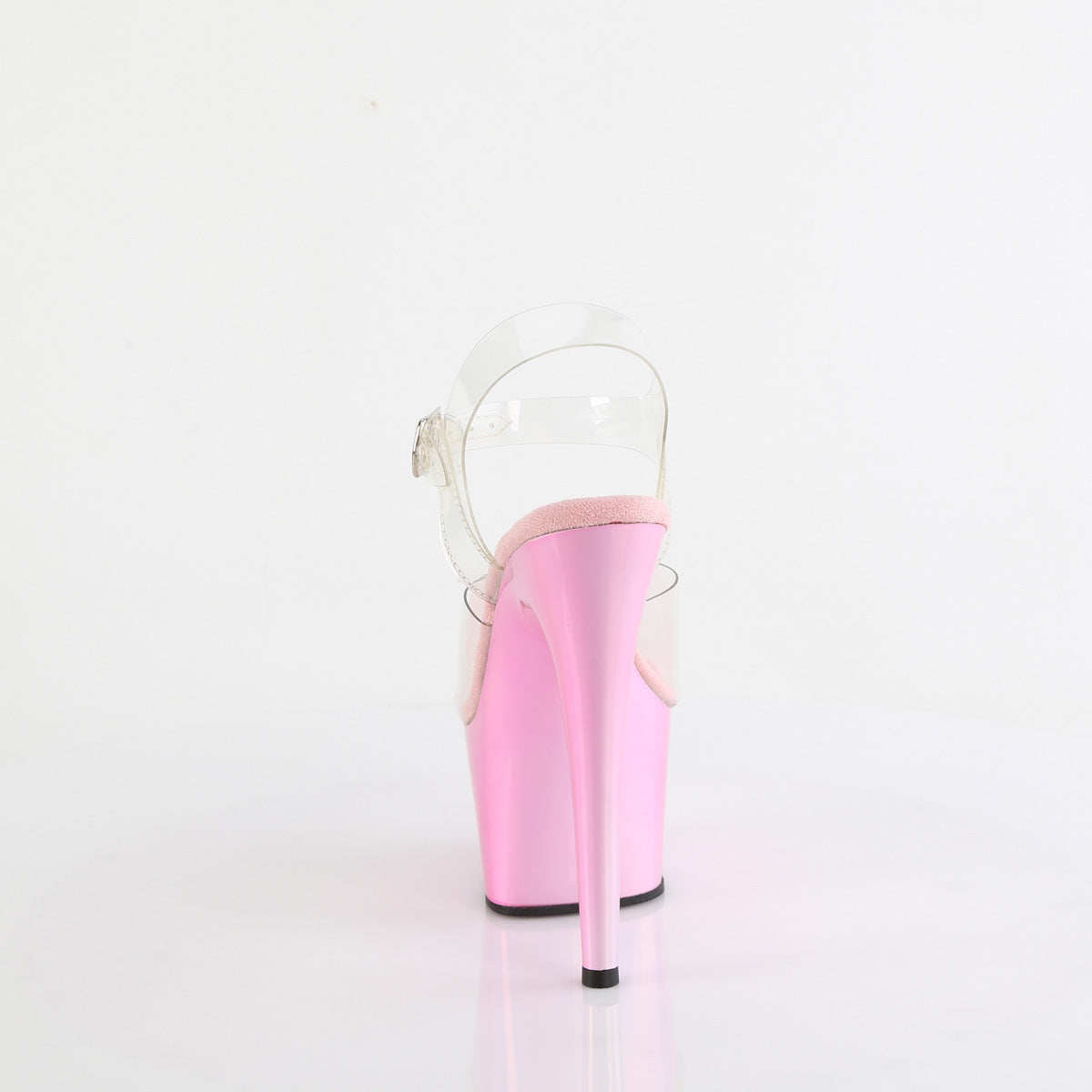 Pleaser   ADORE-708LQ Clr/Liquid B. Pink Hologram