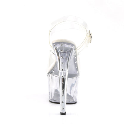 Pleaser Womens Sandals ADORE-708LS Clr/Clr