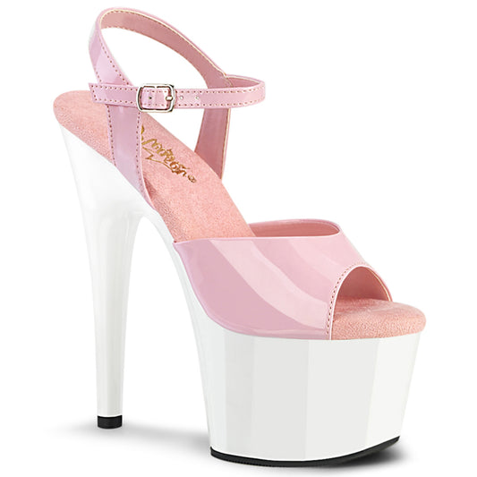 Pleaser  Sandals ADORE-709 B. Pink Pat/Wht