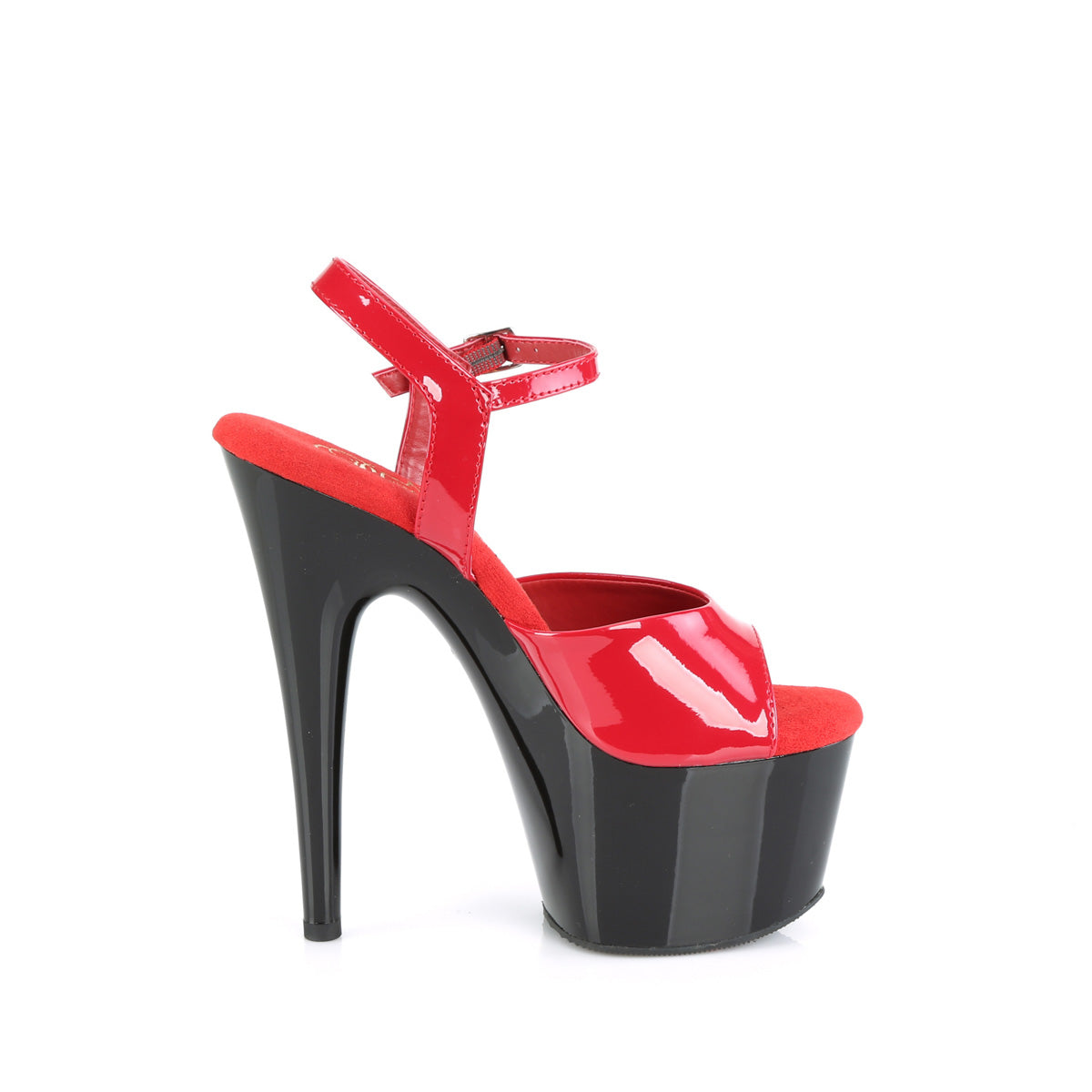 Pleaser  Sandals ADORE-709 Red Pat/Blk