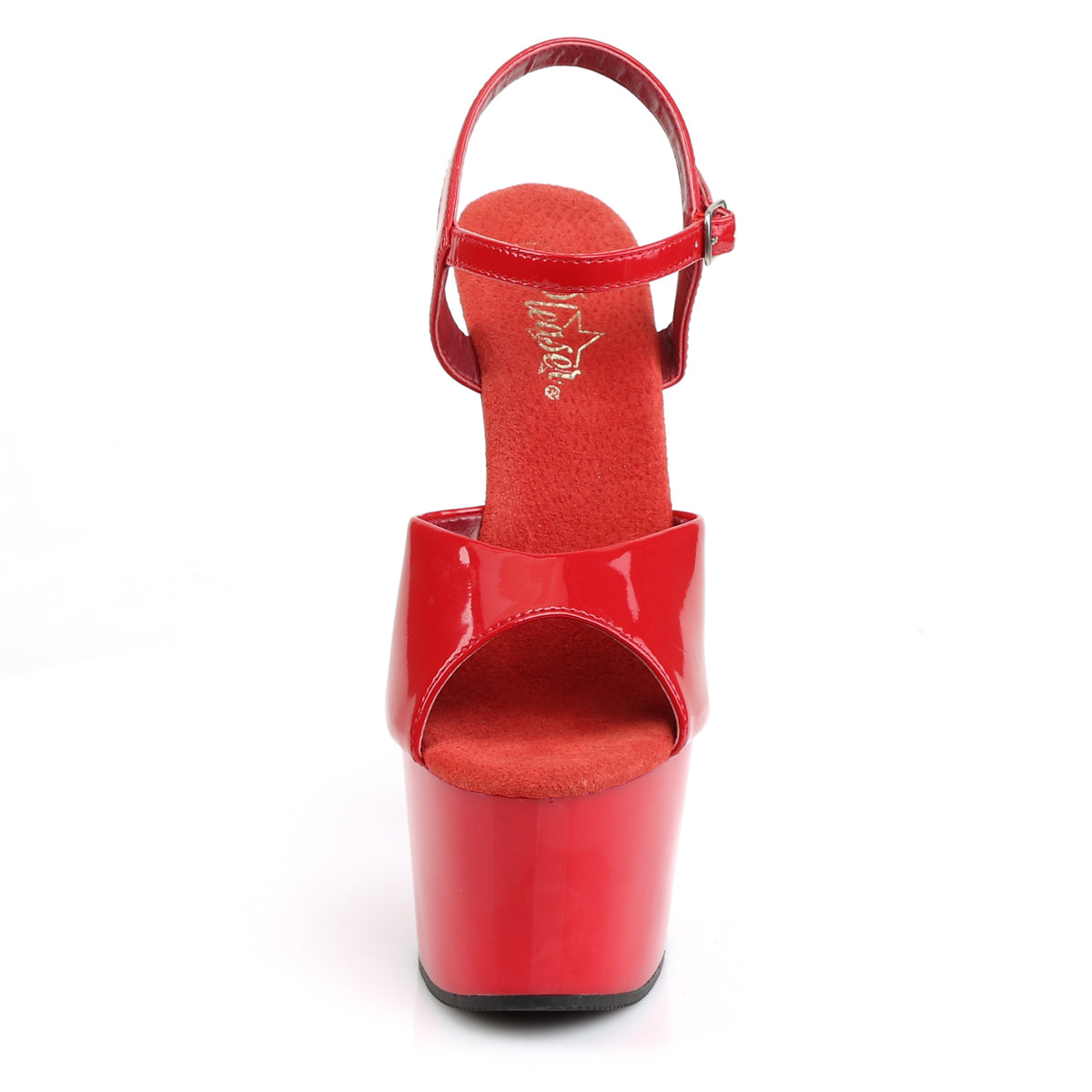 Pleaser Womens Sandals ADORE-709 Red/Red