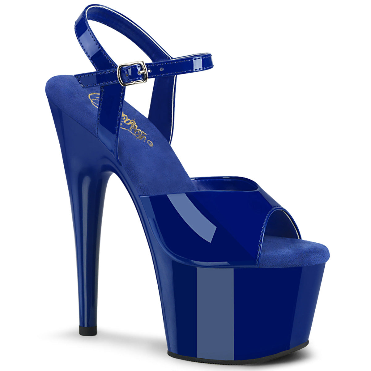 Pleaser  Sandals ADORE-709 Royal Blue Pat/Royal Blue