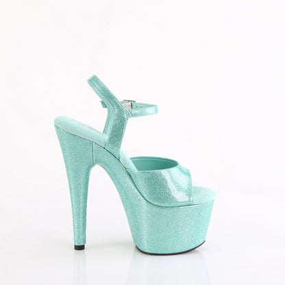 Pleaser   ADORE-709GP Aqua Glitter Pat/M