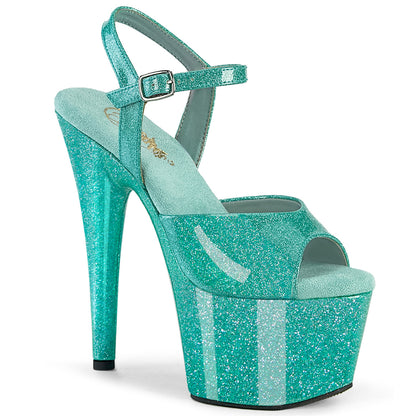 Pleaser   ADORE-709GP Aqua Glitter Pat/M