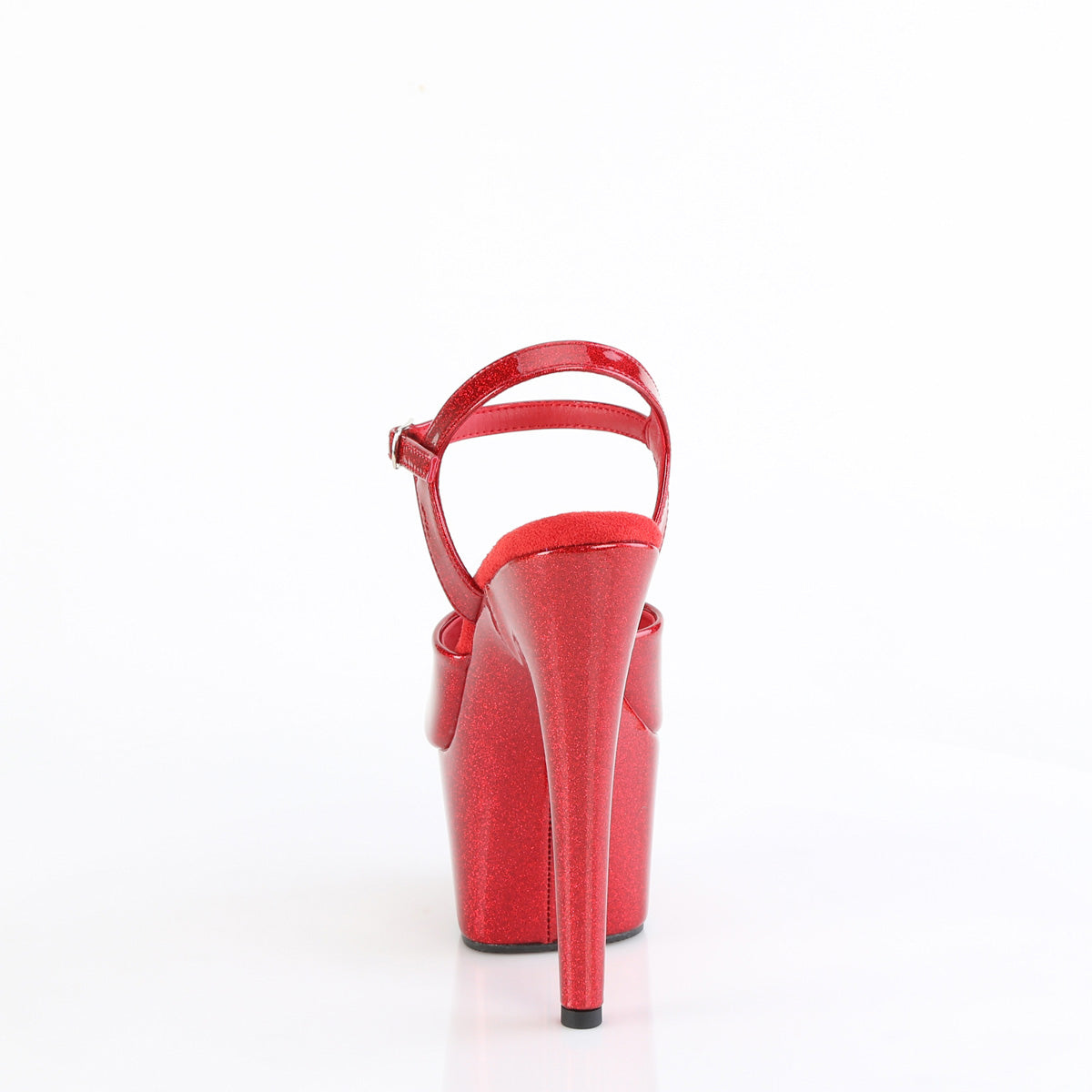 Pleaser   ADORE-709GP Ruby Red Glitter Pat/M