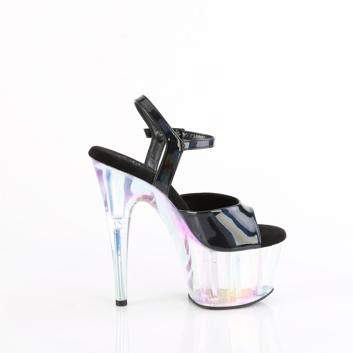 Pleaser   ADORE-709HT Blk Holo/Holo Tinted