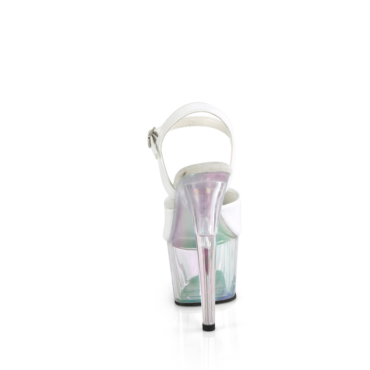 Pleaser   ADORE-709HT Wht Holo/Holo Tinted