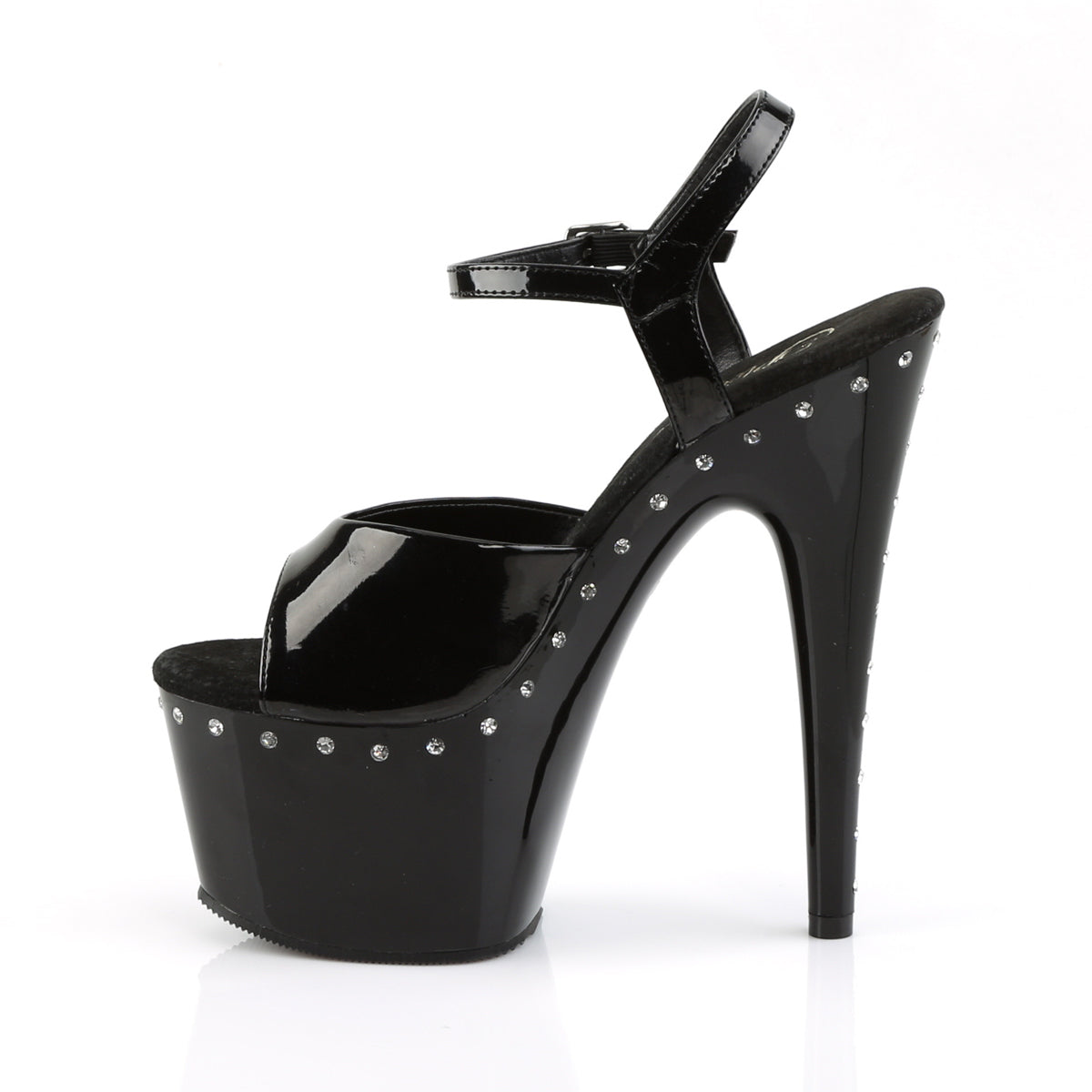Pleaser Womens Sandals ADORE-709LS Blk/Blk