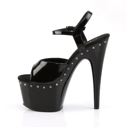 Pleaser Womens Sandals ADORE-709LS Blk/Blk