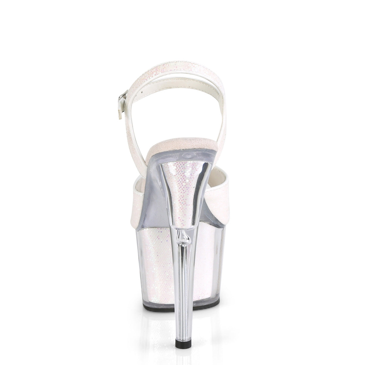 Pleaser Womens Sandals ADORE-710G Opal Glitter/Opal Glitter Inserts