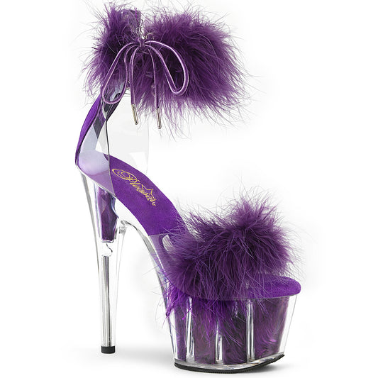 Pleaser   ADORE-724F Clr-Purple Fur/M