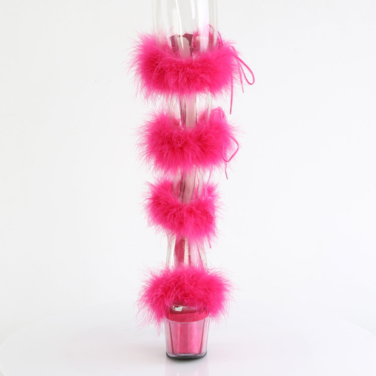 Pleaser   ADORE-728F Clr-H. Pink Fur/M