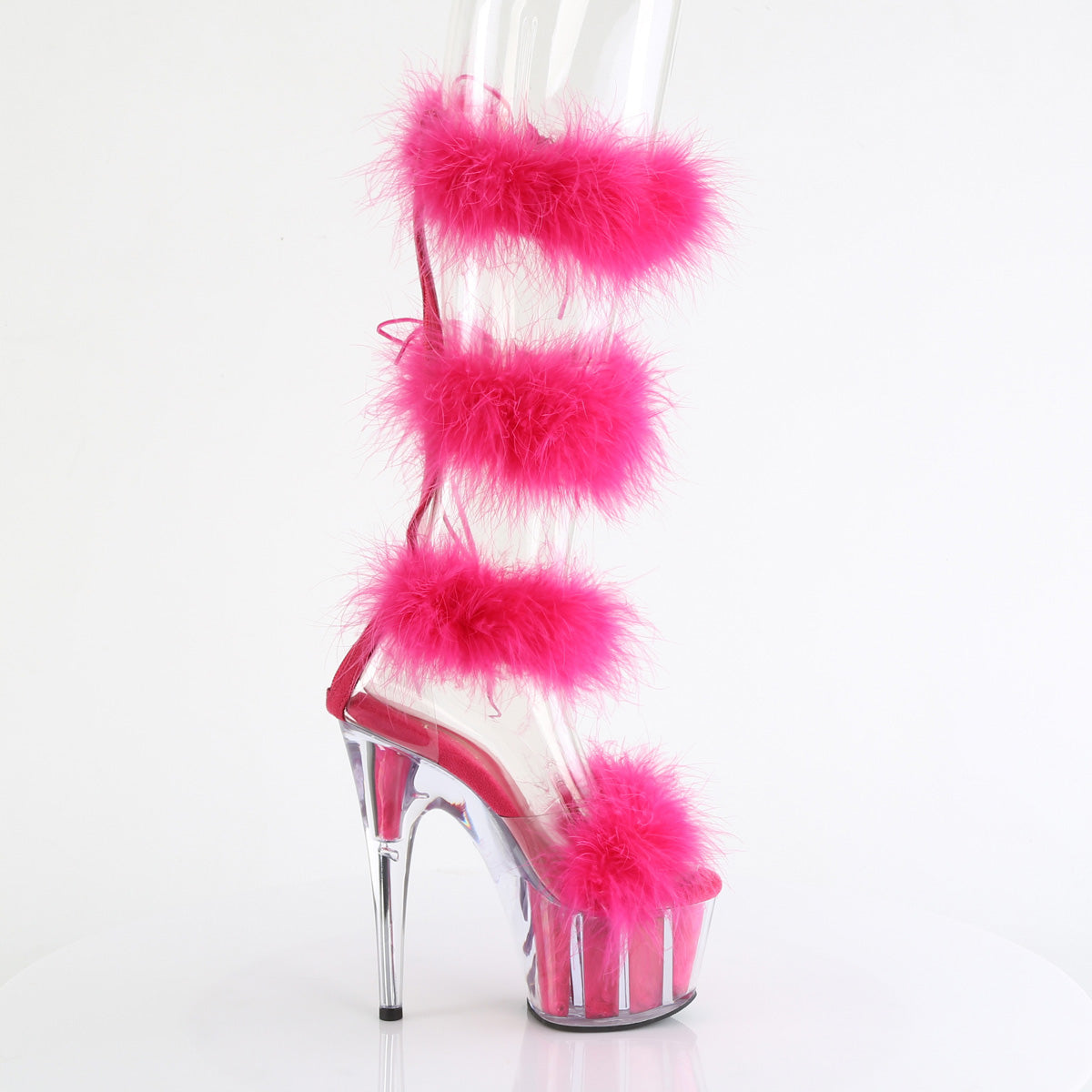 Pleaser   ADORE-728F Clr-H. Pink Fur/M
