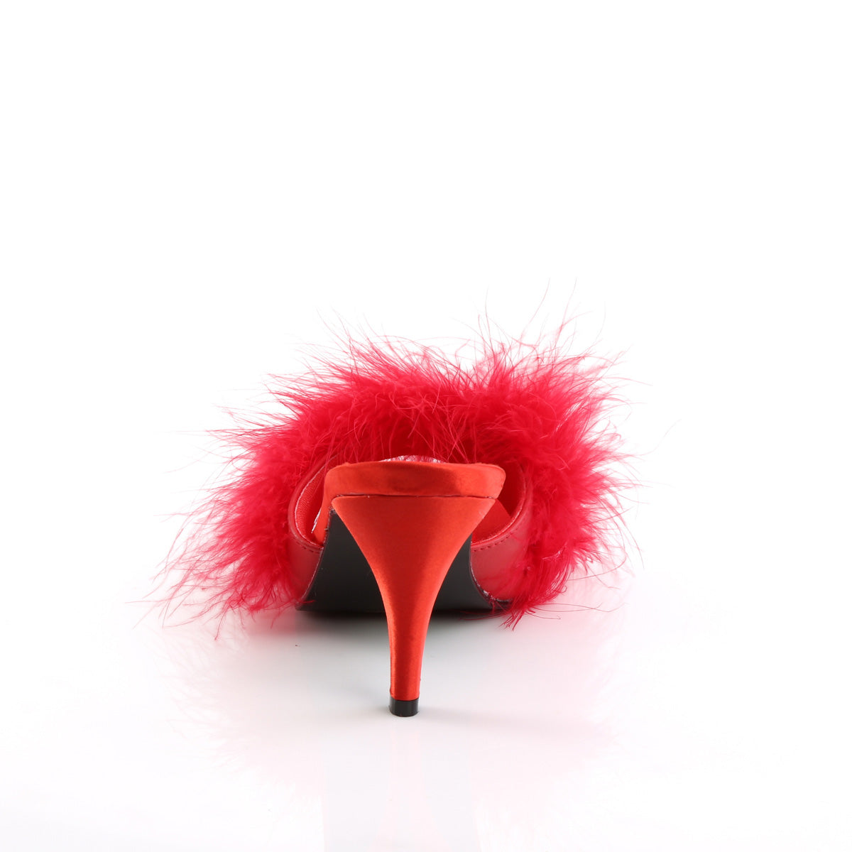 Fabulicious Womens Sandals AMOUR-03 Red Pu-Fur
