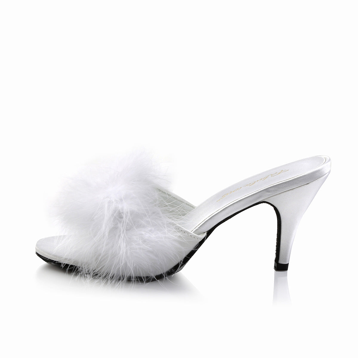 Fabulicious Womens Sandals AMOUR-03 Wht Pu-Fur